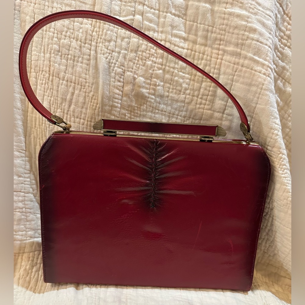 Vintage red purse